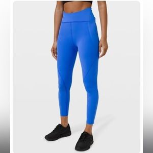 Lululemon Free to Speed High-Rise Tight 25" Size 10 Color Wild Bluebell